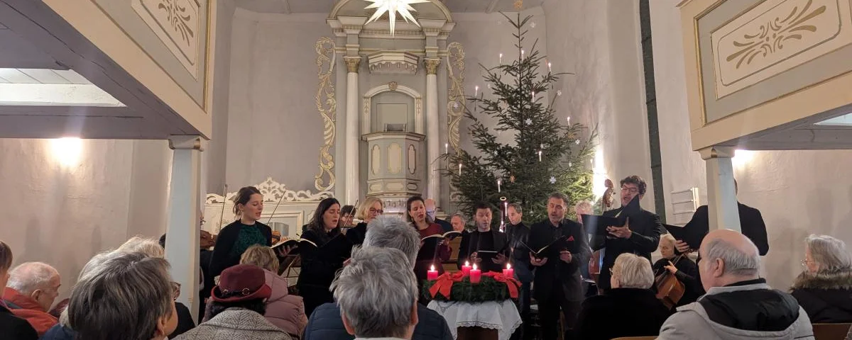 Aufführung von Bachs Weihnachtsoratorium in Krina