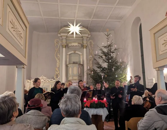 Aufführung von Bachs Weihnachtsoratorium in Krina